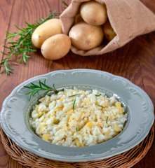 Risotto patate e rosmarino
