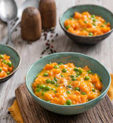 Marchewka z groszkiem na ciepło