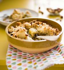 Crumble rhubarbe-gingembre