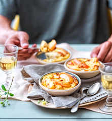 Gratin de pomme au calvados