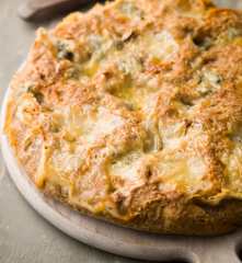 Focaccia with Pear and Gorgonzola - Focaccia pere e Gorgonzola