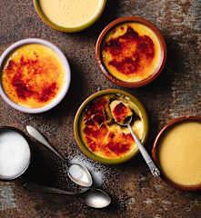 Creme Brulee de champán