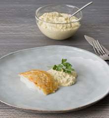 Bacalao con salsa tártara