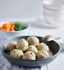 Albóndigas de pavo con salsa cremosa