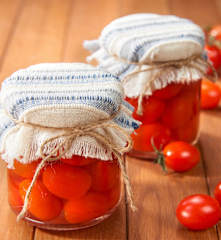 Conserva de tomates cherry