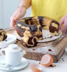 Gâteau vapeur marbré