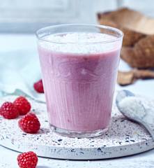 Kokos-Himbeer-Shake