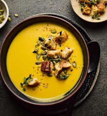 Bal Kabağı Çorbası