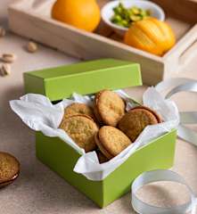 Pistazien-Orangen-Kekse