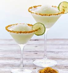 Margarita con escarcha de cítricos