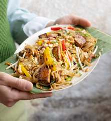 Pad thaï au tofu épicé