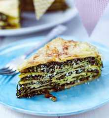 Spinat-Schafskäse-Turm