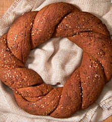 Pane di soia con i semi (vegan)