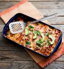 Sour cream and chicken enchiladas