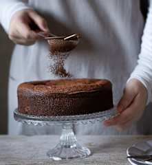 Tarta de chocolate y mantequilla salada