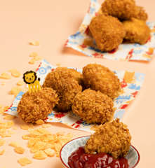 Frittierte Hühnernuggets