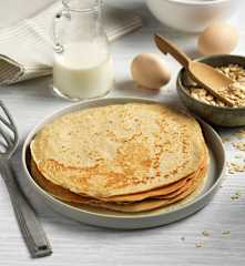 Palatschinken aus Haferflocken (glutenfrei)