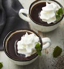 Cioccolata calda alla menta