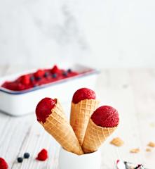 Glace aux fruits