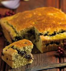 Bola rápida de morcela e maçã