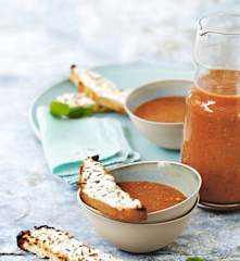 Soupe froide de tomates et fenouil