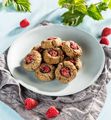 Himbeer-Mohn- Cookies