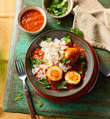 Scharfes Eier-Curry