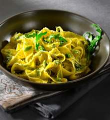 Fettuccine with Arugula and Ricotta