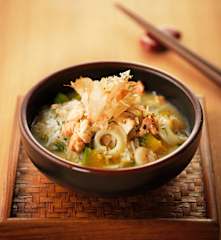 南瓜海鲜味噌泡饭