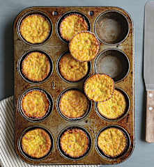 Muffins de zucchini y queso