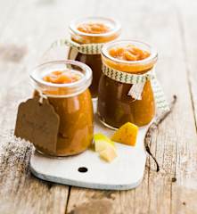 Compote de pommes à la vanille