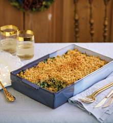 Bacalhau com grão e broa