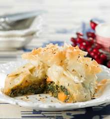 Trouxa de abóbora e especiarias