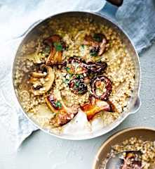 Risotto de sarrasin aux champignons