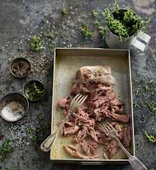 Sous-vide épaule de porc, désossée