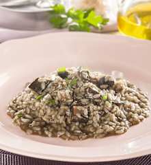 Risotto al nero di calamari