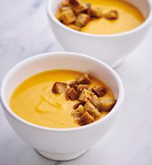 Creme de abóbora e tomate