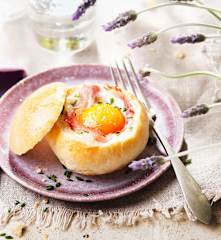 Nidos de huevo al horno