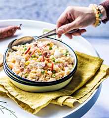 Riz au poulet et chorizo