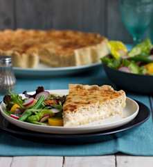 Tuna and Spring Onion Quiche