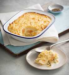 Fish pie with cauliflower mash