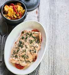 Salmão à portuguesa