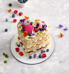 Torcik w kształcie serca