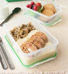 Pan de carne con puré de papas