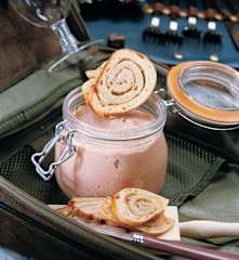 Paté de anchoas y jamón