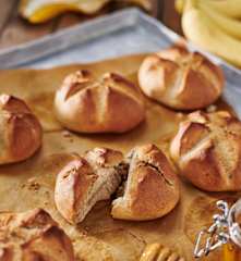 Vollkorn-Bananen-Brötchen