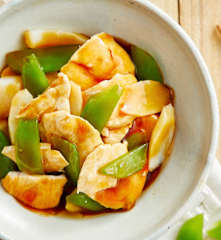 麻油烩山药鸡肉