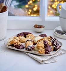 Gebranntes Mandelspritzgebäck