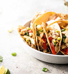 Fajitas aux restes de poulet