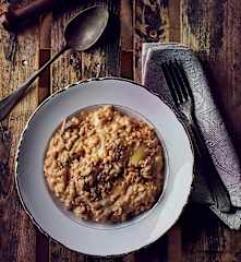 Risotto con salampatata